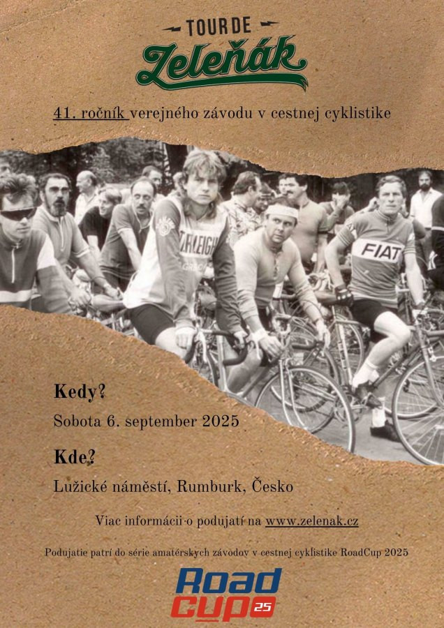 Tour de Zeleňák 2025 - závod v cestnej cyklistike