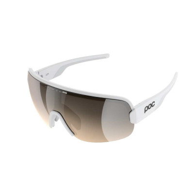 Cyklistické slnečné okuliare POC Aim Hydrogen White/Clarity Trail /Partly Sunny Silver ONE biele