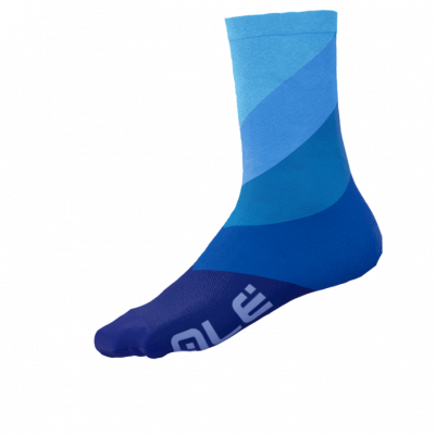 Cyklistické ponožky Alé Cycling Diagonal Digitopress modré