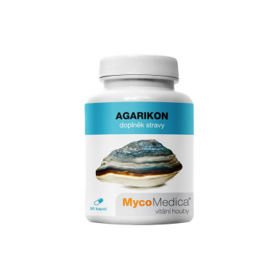 Vitálne huby Agarikon MycoMedica v optimálnej koncentrácii 30 % 90 kapsúl