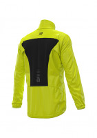 Letná cyklistická bunda pánska Alé GUSCIO Light Pack Jacket žltá