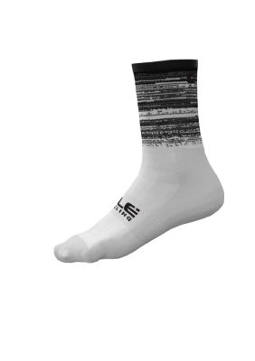 Cyklistické ponožky Alé Cycling Scanner Socks biele