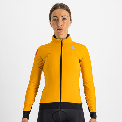 Zimná cyklistická bunda dámska Sportful Fiandre Pro zlatá