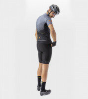 Letné pánske cyklistické nohavice Alé Cycling Graphics PR-R Strada čierne/šedé