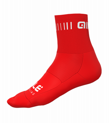 Letné cyklistické ponožky Alé Strada Q-Skin Socks červené