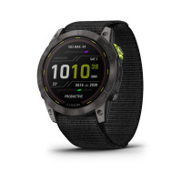 Enduro 2, Sapphire Solar, Carbon Gray DLC Titanium. Black UltraFit Nylon strap_alt607436