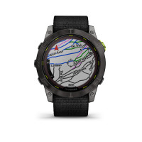 Enduro 2, Sapphire Solar, Carbon Gray DLC Titanium. Black UltraFit Nylon strap_alt607445