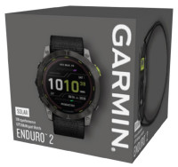 Enduro 2, Sapphire Solar, Carbon Gray DLC Titanium. Black UltraFit Nylon strap_alt607456