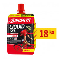 ENERVIT Liquid Gel Competition s kofeínom - citrus - krabička 18 ks