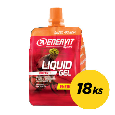 ENERVIT Liquid Gel - krabička 18 ks - pomaranč