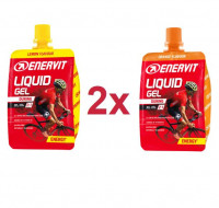 ENERVIT Liquid Gel - mix príchutí (2x 2 ks)