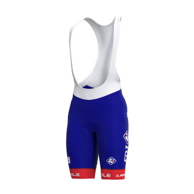 Letné cyklistické nohavice pánske ALÉ GROUPAMA FDJ 2021 biele/modré