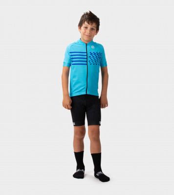 Letný cyklistický dres detský Alé Cycling Play Kid modrý