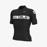 Letný cyklistický dres pánsky ALÉ PRS LOGO SUMMER čierna