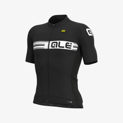 Letný cyklistický pánsky dres Alé PR-S Logo Summer čierny