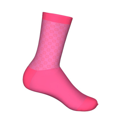 Letné cyklistické ponožky Alé Identity Socks fluo ružové