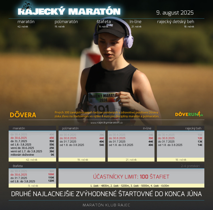 RAJECKÝ MARATÓN 2025 beh