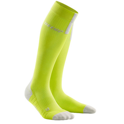 Bežecké kompresné ponožky dámske CEP 3.0 žlté