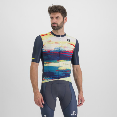 Letný pánsky cyklistický dres Sportful Peter Sagan Line galaxy modrý