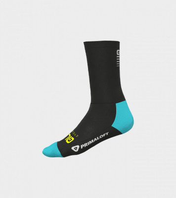 Zimné cyklistické ponožky Alé Cycling THERMO PRIMALOFT SOCKS čierne/modré