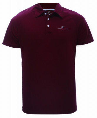 FROSAKER - pánské funkční polo triko - Wine red