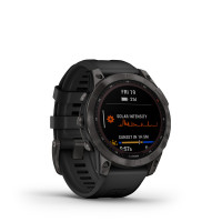 Garmin fenix 7 Sapphire Solar, Carbon Gray DLC Titanium, Black Band_alt523694