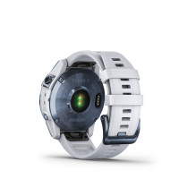 Garmin fenix 7 Sapphire Solar, Mineral Blue DLC Titanium, Whitestone Band_alt523714