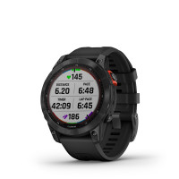 Garmin fenix 7 Solar, Slate Gray, Black Band_alt523593
