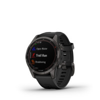 Garmin fenix 7S Sapphire Solar, Carbon Gray DLC Titanium, Black Band_alt523750