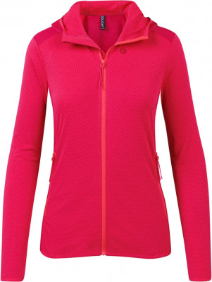 GTS 302241 L dámská funkční mikina s kapucí, Neon Pink XL