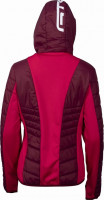 GTS 4046131 L - STELVIO dámská hybridní bunda s kapucí, Berry