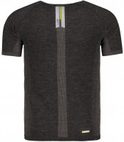 HELAS - pánské funkční, bezešvé triko s krátkým rukávem - šedé melange