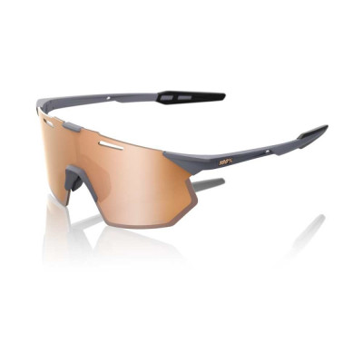 Cyklistické okuliare 100% Hypercraft SQ - Soft Tact Grey - Hiper Copper Mirror