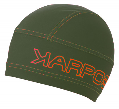 Zimná outdoorová čiapka Karpos Alagna zelená/oranžová