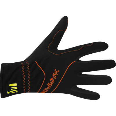 Outdoorové rukavice Karpos ALAGNA čierne/oranžové