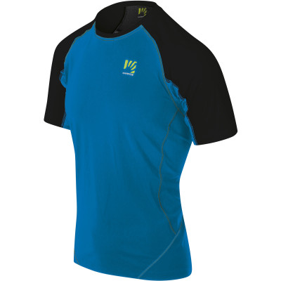 Outdoorové tričko pánske Karpos LAVAREDO modré/čierne
