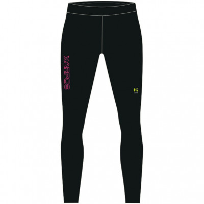 Outdoorové elastické nohavice detské Karpos LAVAREDO WINTER čierne/ružové