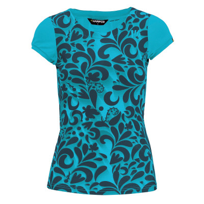 Outdoorové tričko dámske Karpos Loma Print modré