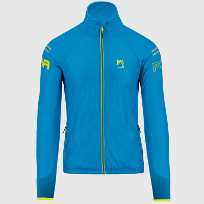 Outdoorová zimná bunda pánska Karpos Val Viola Bike modrá/žltá
