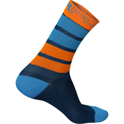 Športové ponožky pánske Karpos VERVE modré/oranžové