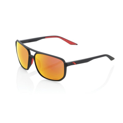 KONNOR - Soft Tact Black - HiPER Red Multilayer Mirror Lens