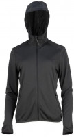 LADY JACKET COMB MIX HOODIE, Carbon