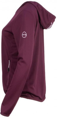 LADY JACKET COMB MIX HOODIE, Plum 46