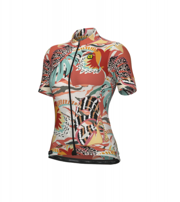 Letný cyklistický dres dámsky Alé Cycling Rio PR-E oranžový