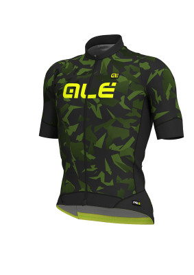Letný cyklistický dres pánsky ALÉ GRAPHICS PRR GLASS - vojenská zelená Letný cyklistický dres pánsky ALÉ GRAPHICS PRR GLASS - vojenská zelená