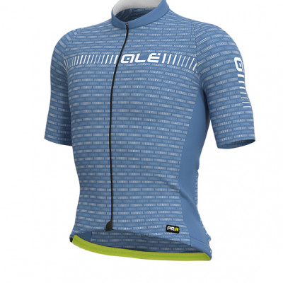 Letný cyklistický dres pánsky ALÉ GRAPHICS PRR GREEN ROAD modrý