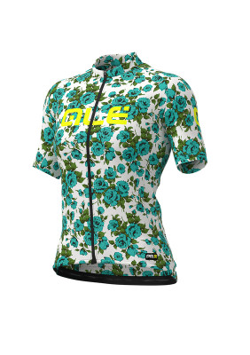 Letný cyklistický dres dámsky ALÉ GRAPHICS PRR ROSES LADY - fluo ružový Letný cyklistický dres dámsky ALÉ GRAPHICS PRR ROSES LADY - fluo ružový