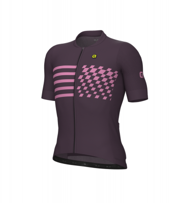 Letný cyklistický dres Alé Cycling PR-E Play pánsky fialový