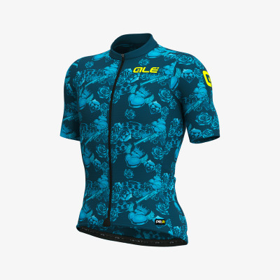Letný cyklistický dres pánsky Alé PRR Las Vegas modrý