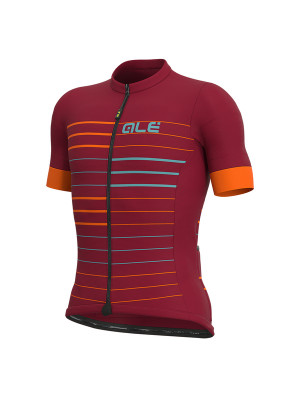 Letný cyklistický dres pánsky ALÉ SOLID ERGO červený